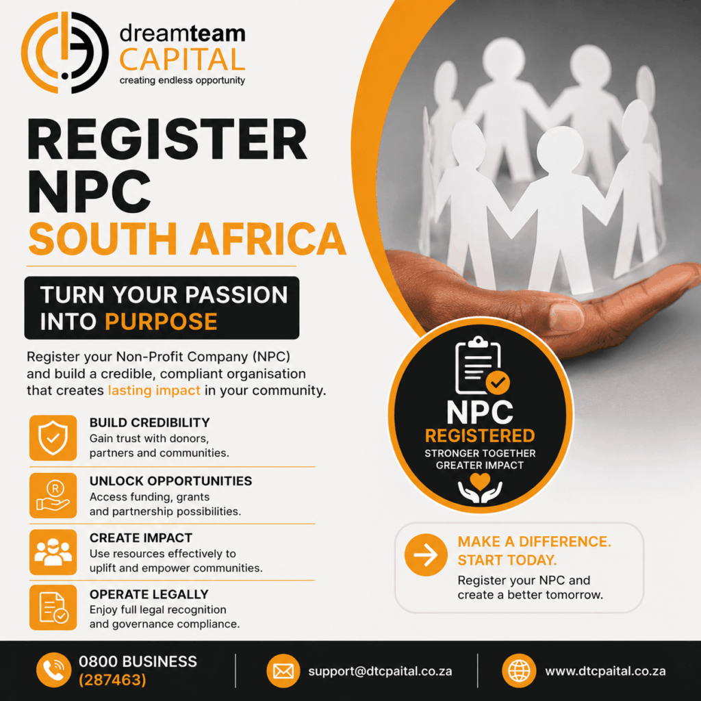 Register NPC South Africa